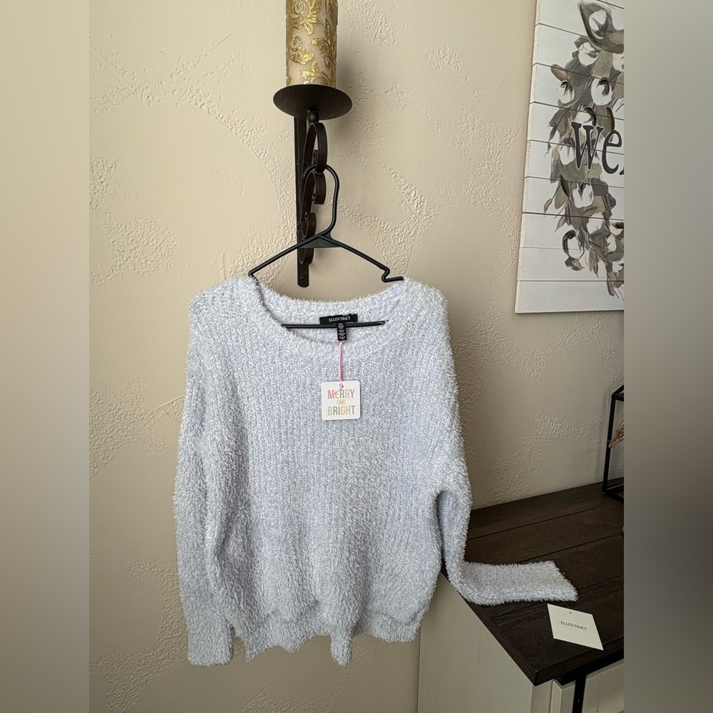 Cozy Light Gray Sweater